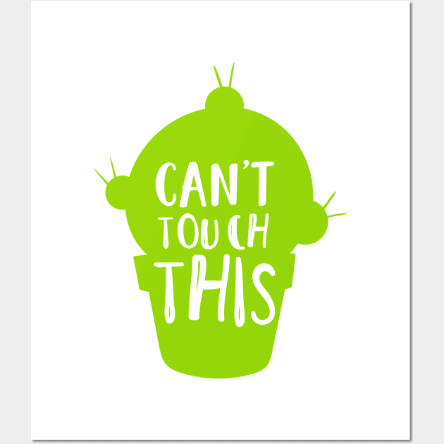 Can't Touch This, Cactus, Cacti, Succulent, Plant Wall Art by Jelena Dunčević